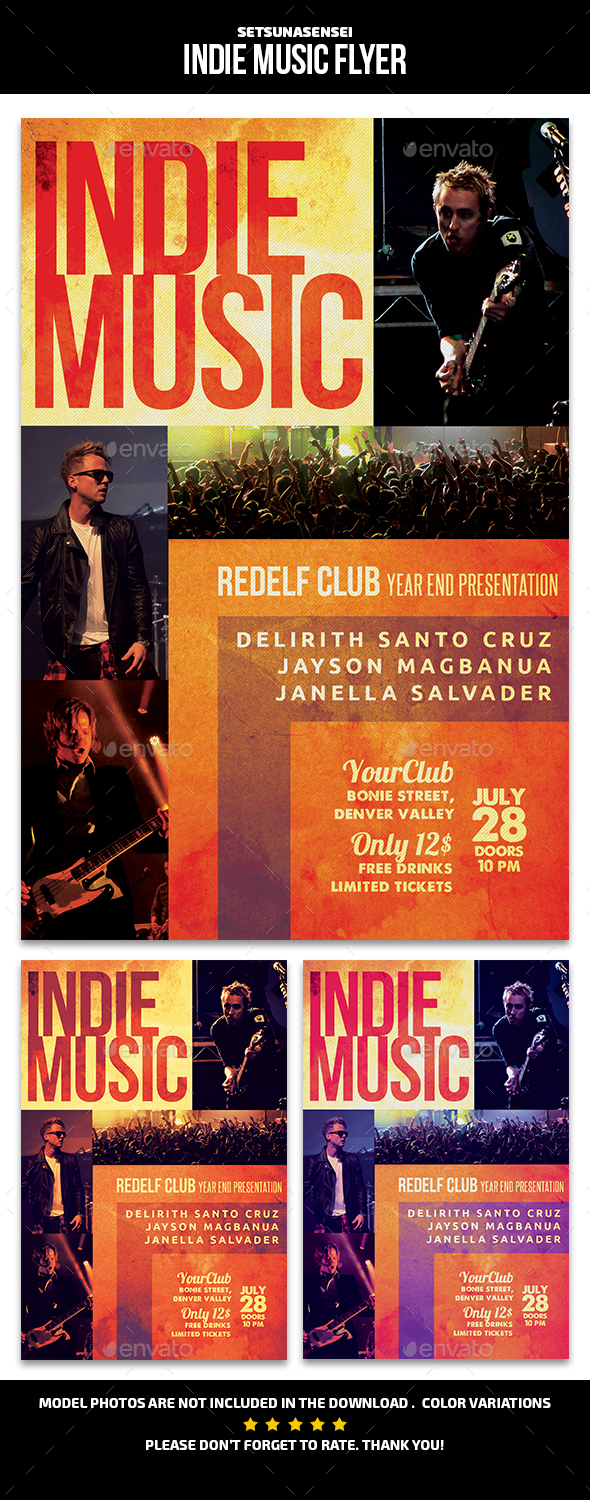 Indie Music Flyer - Events Flyers