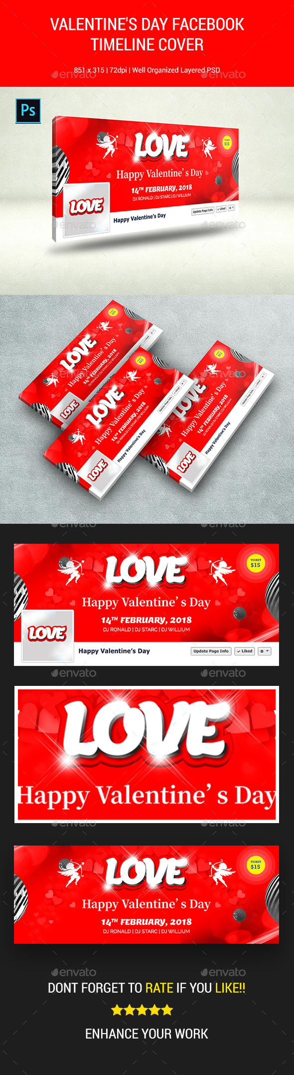 Valentine's Day Facebook Timeline Cover - Facebook Timeline Covers Social Media