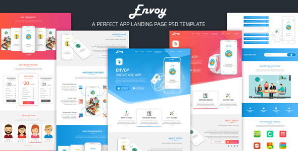 Envoy - App - ThemeForest 21252716