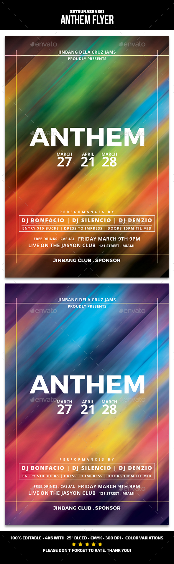 Anthem Flyer - Events Flyers
