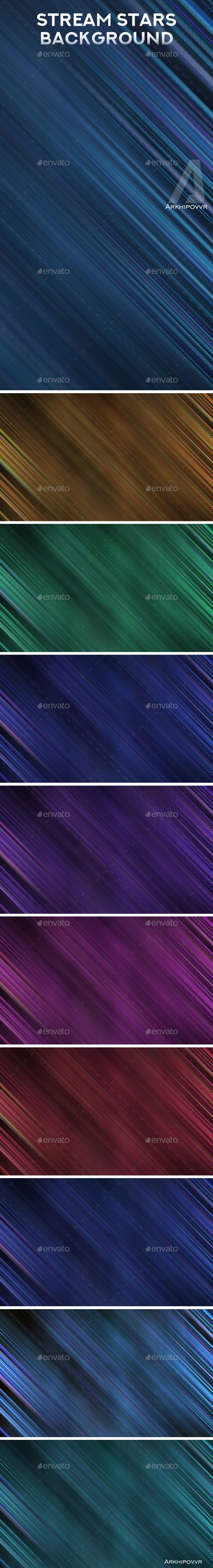 Stream Stars Background - Backgrounds Graphics