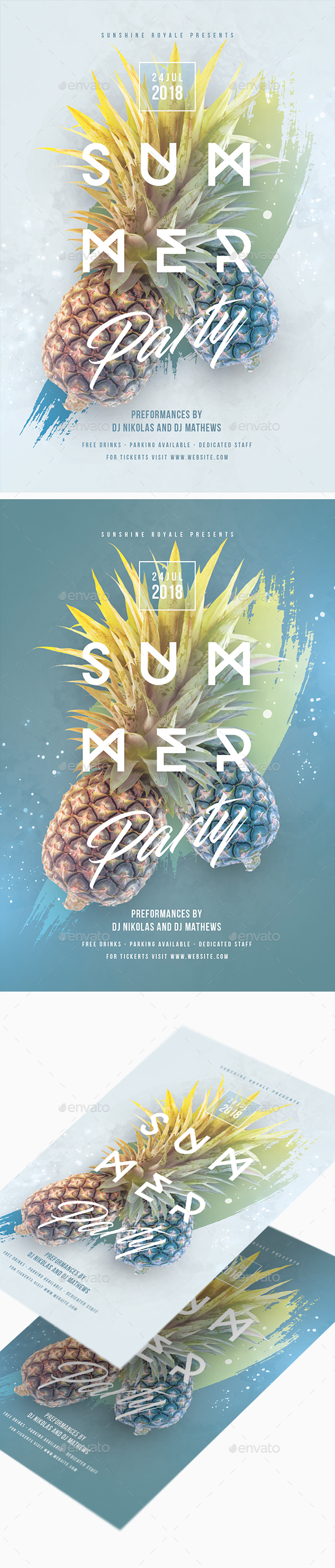 Summer Party Flyer - Clubs & Parties Events