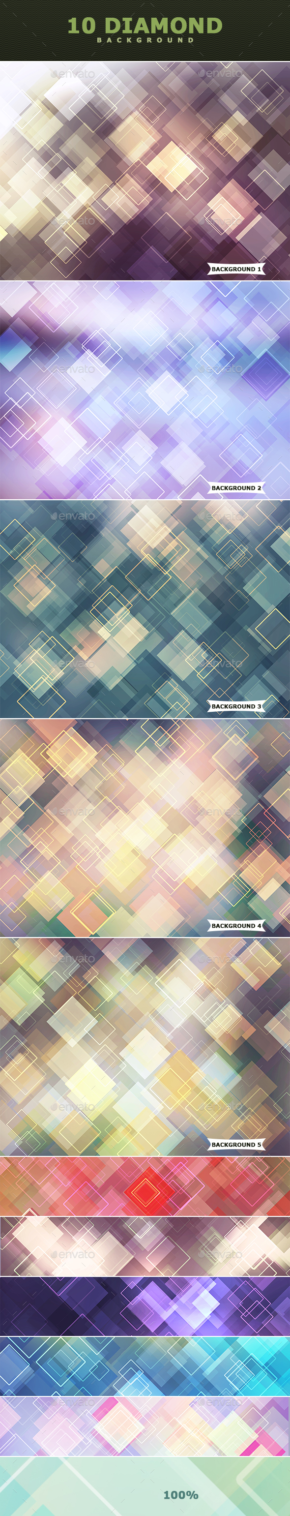 Diamond Photoshop Backgrounds - Abstract Backgrounds
