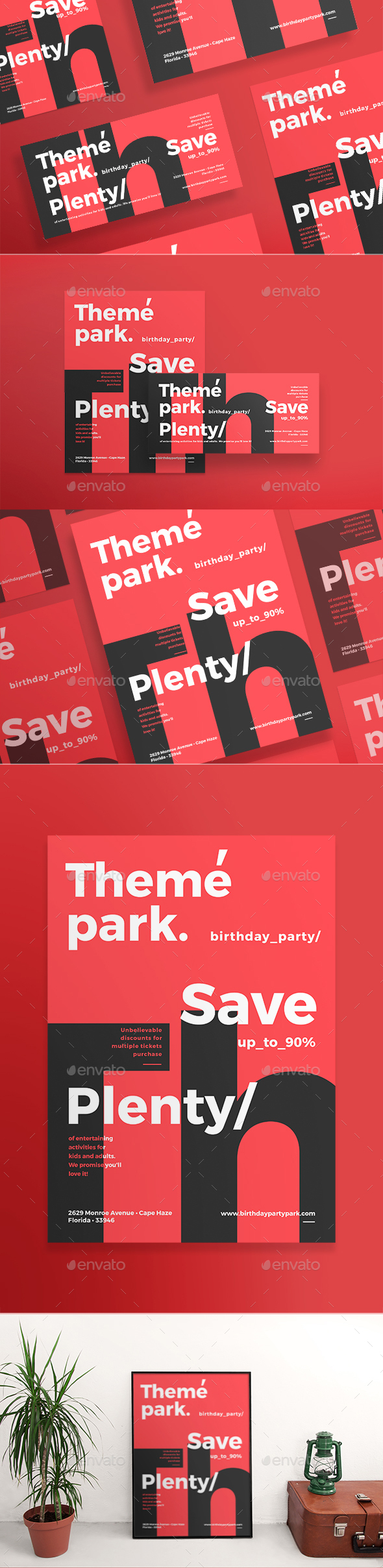 Theme Park Flyers - Holidays Events