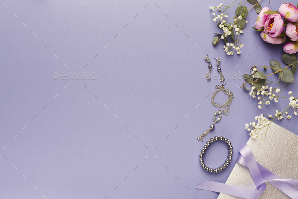 Choosing wedding jewelry background Stock Photo by Prostock-studio