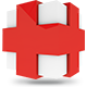 Medical 3D Cross Cube - Red - VideoHive Item for Sale