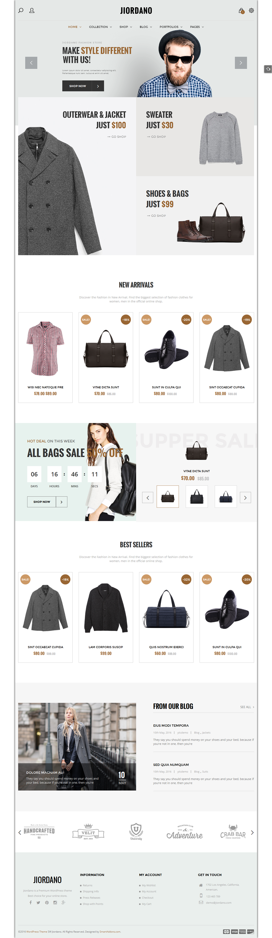 Jiordano - Responsive Fashion WooCommerce WordPress Theme by skyoftech