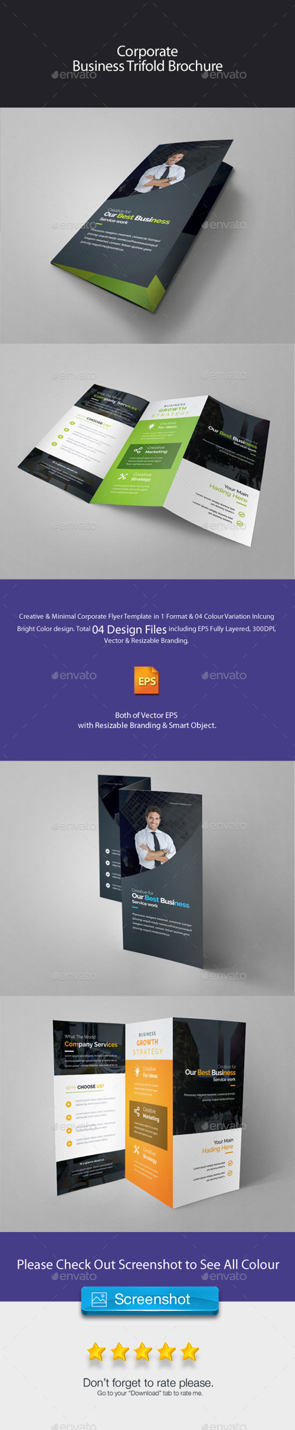 Corporate Trifold Brochure - Corporate Brochures