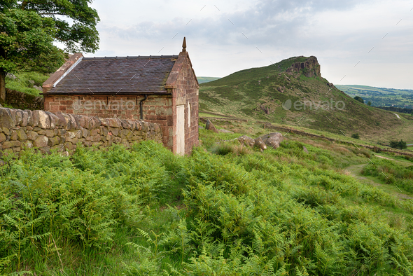 A Hut on The Roaches - Stock Photo - Images