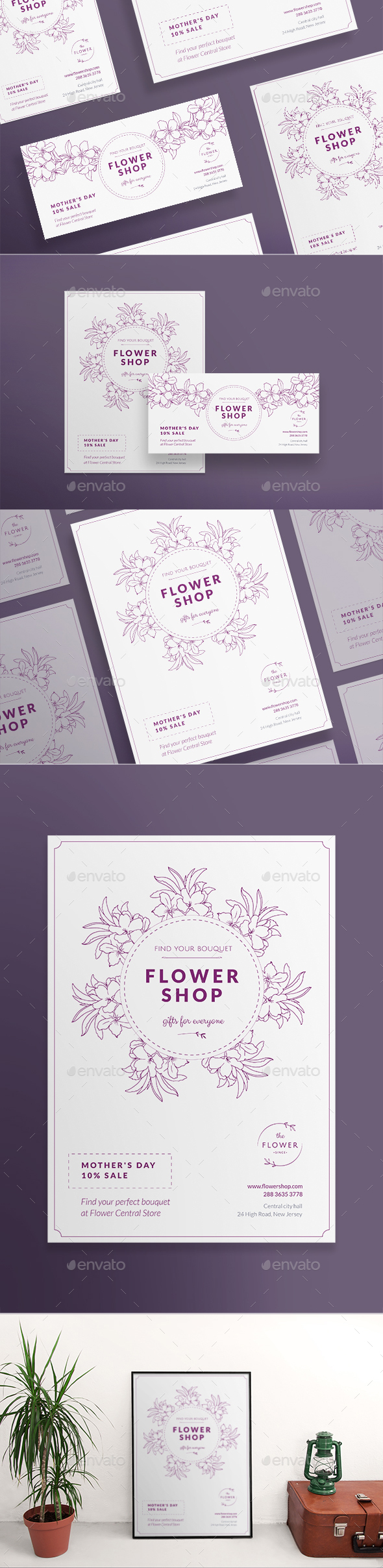 Flower Shop Flyers - Commerce Flyers