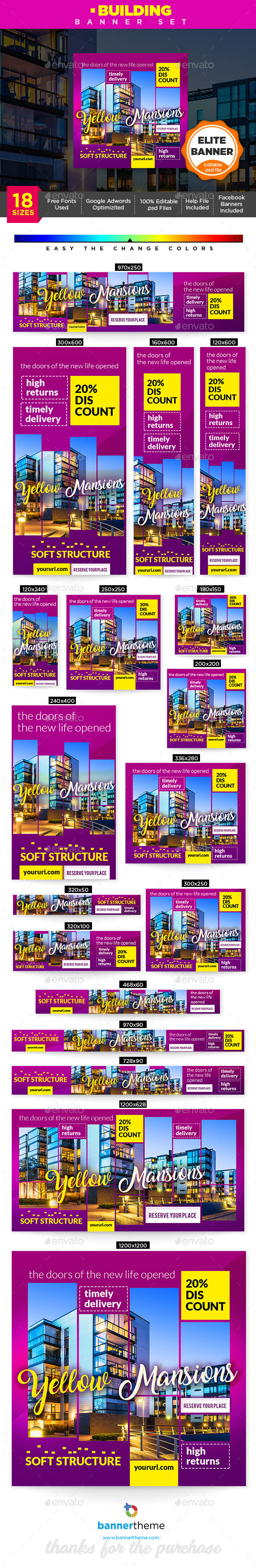 Building Banner - Banners & Ads Web Elements