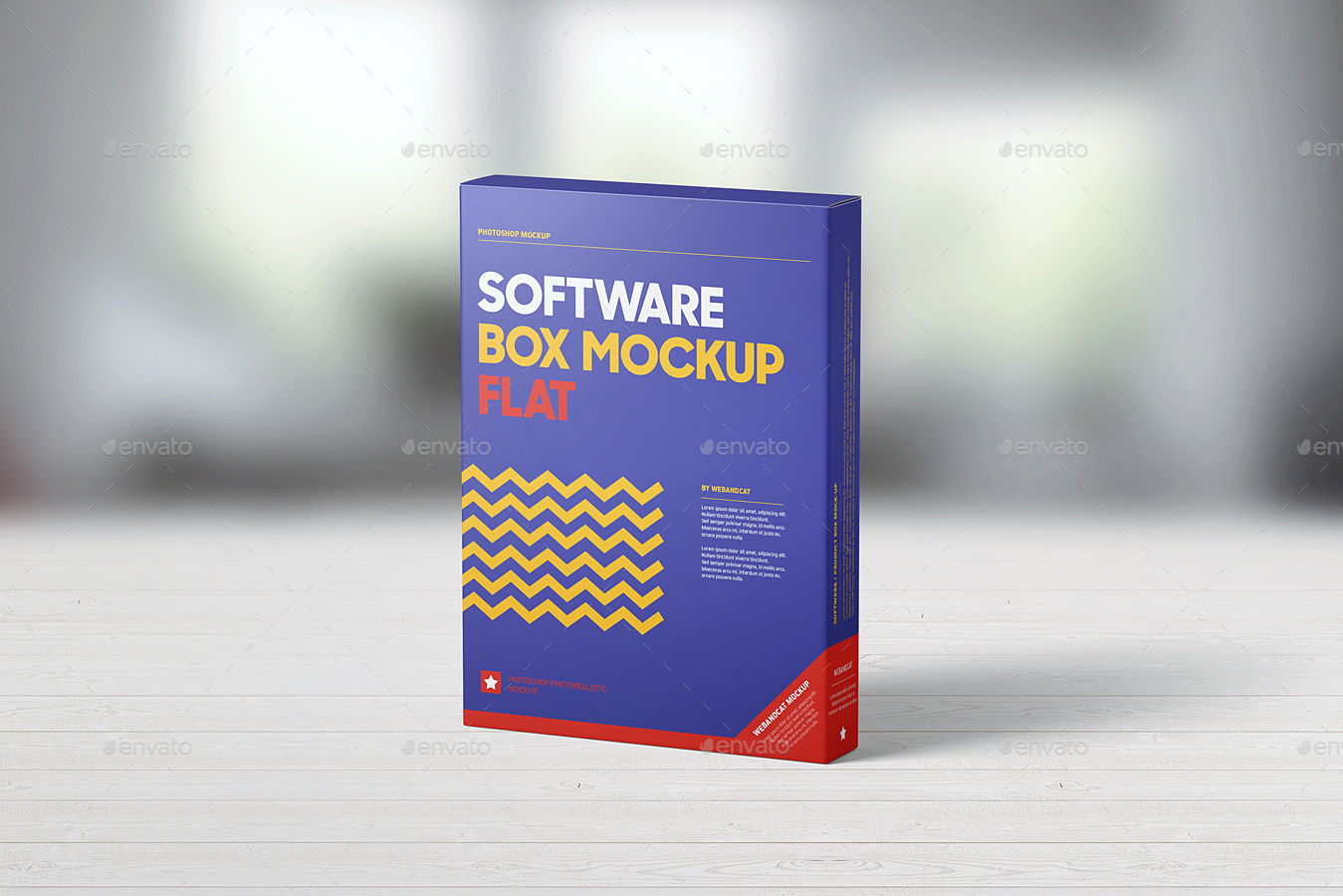 Download Software Box Mock-up - Flat by webandcat | GraphicRiver