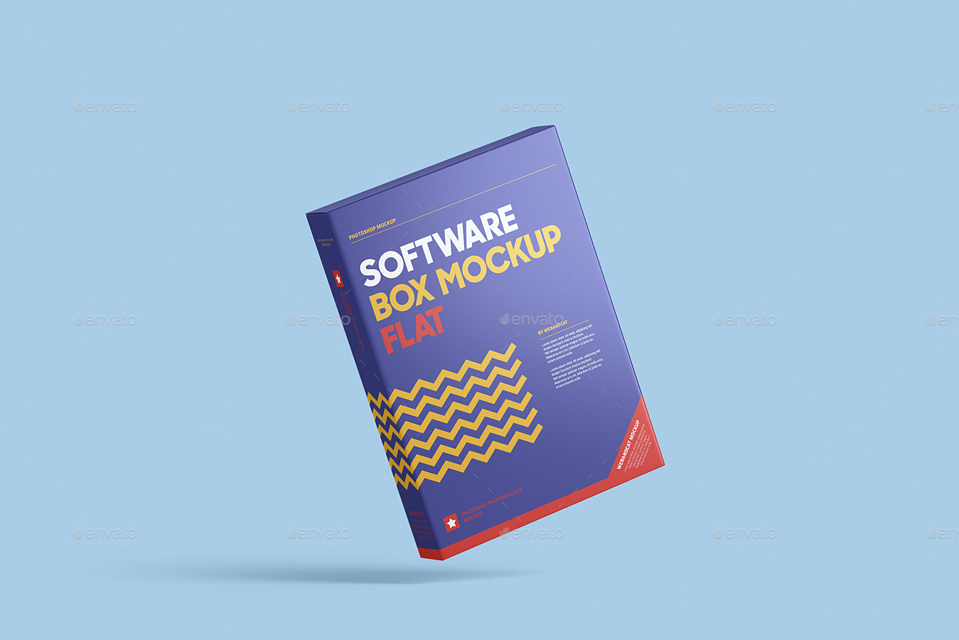 Download Software Box Mock Up Flat By Webandcat Graphicriver Yellowimages Mockups