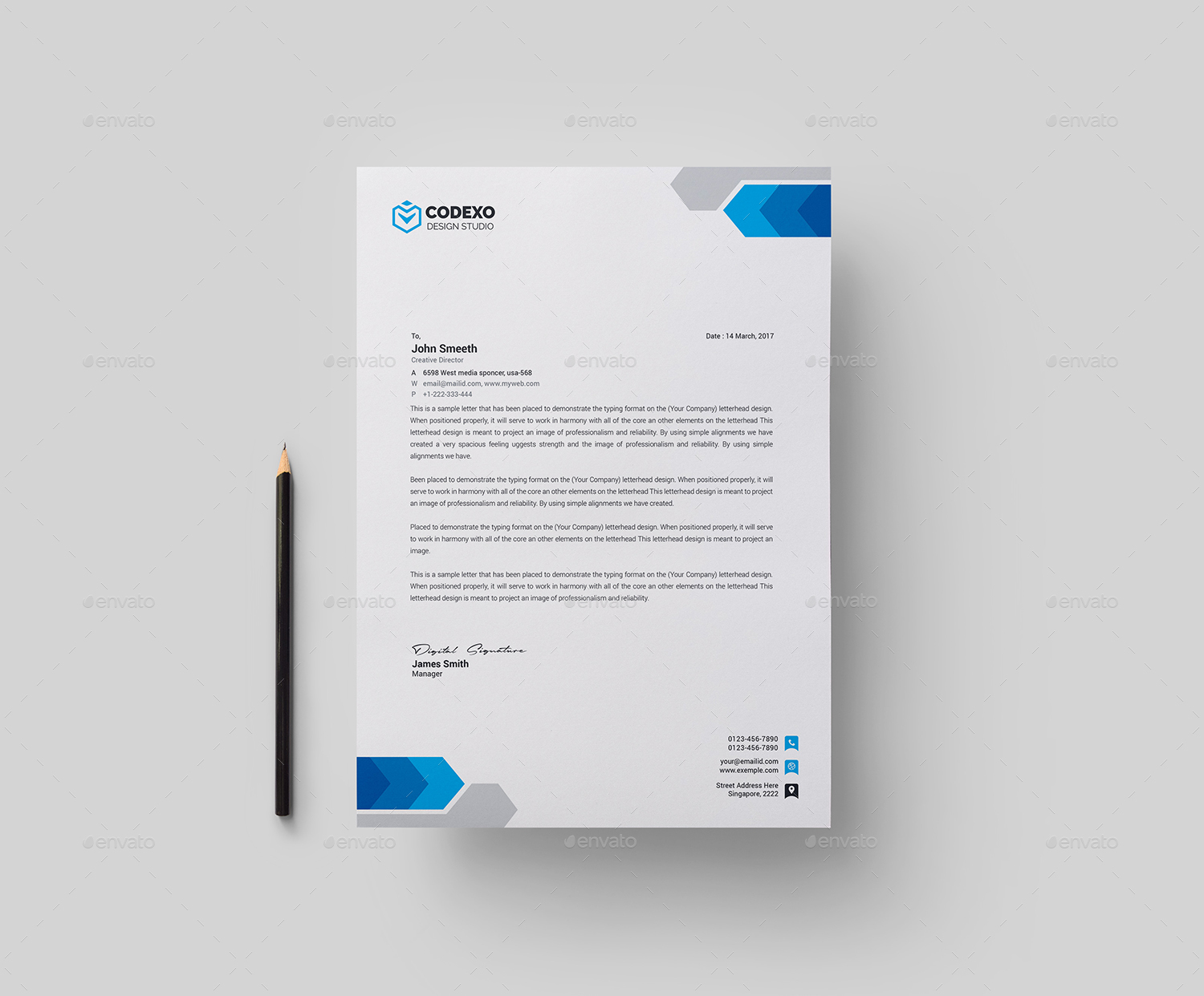 the letterhead