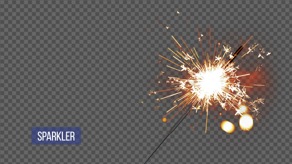 Loop-able Sparkler Background And Assets V3