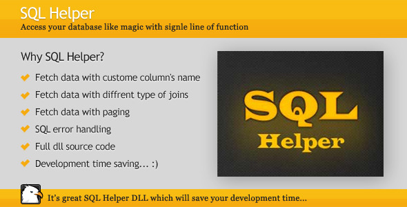SQL Helper - CodeCanyon 2069486