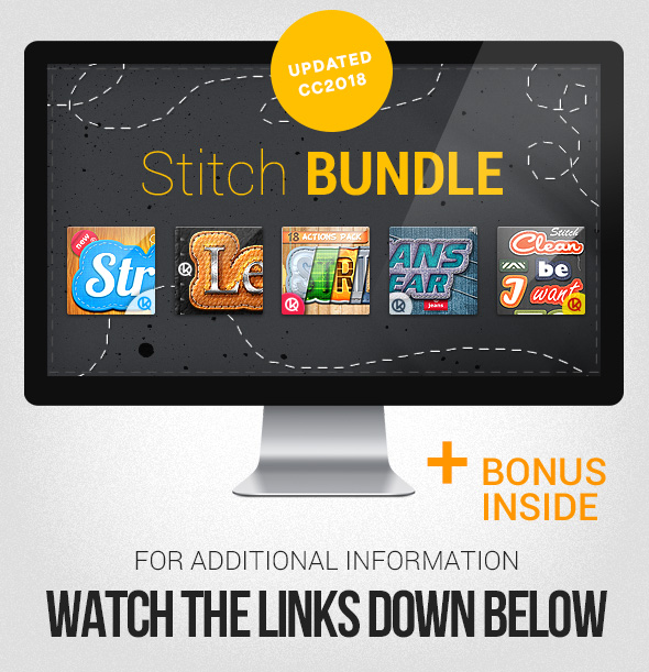 Stitch Bundle - Actions Photoshop