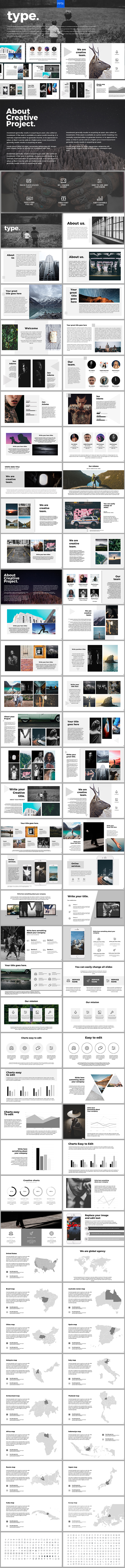 Type Powerpoint Template - PowerPoint Templates Presentation Templates