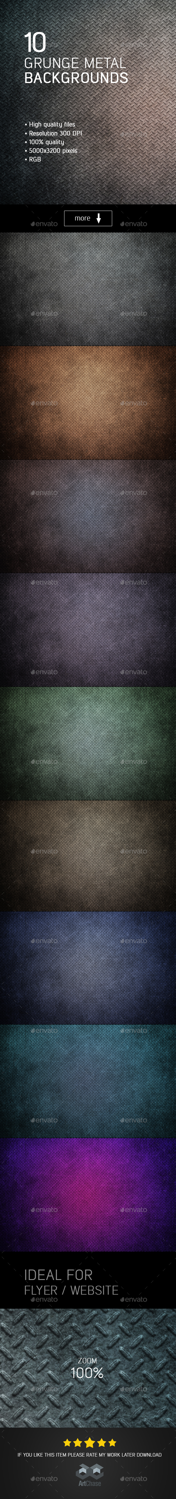 Grunge Metal Backgrounds - Backgrounds Graphics