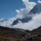 Movement of Clouds Against the Background of the Himalayan Mountains - VideoHive Item for Sale