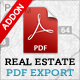 Real Estate PDF Export