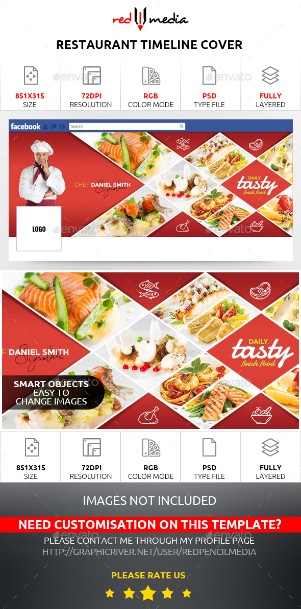 Restaurant Facebook Timeline Cover - Facebook Timeline Covers Social Media