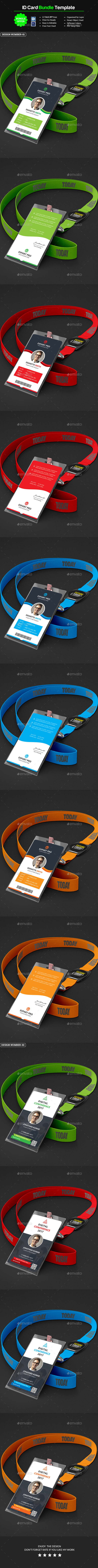 ID Card Bundle - Miscellaneous Print Templates