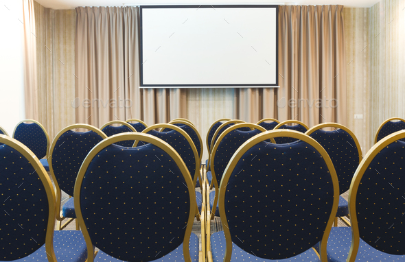 Interior of modern conference hall in hotel