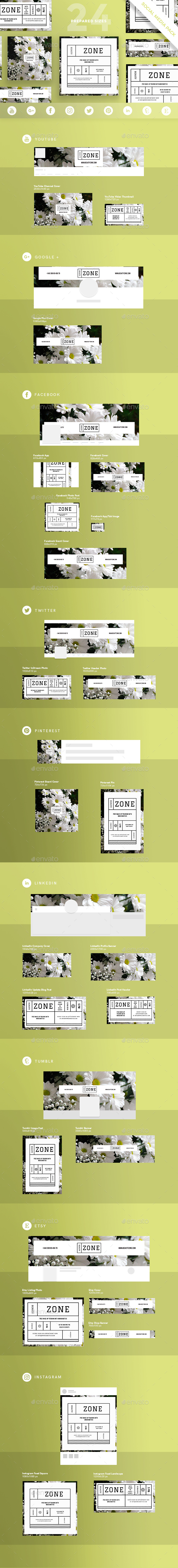 Beauty Zone Social Media Pack - Miscellaneous Social Media
