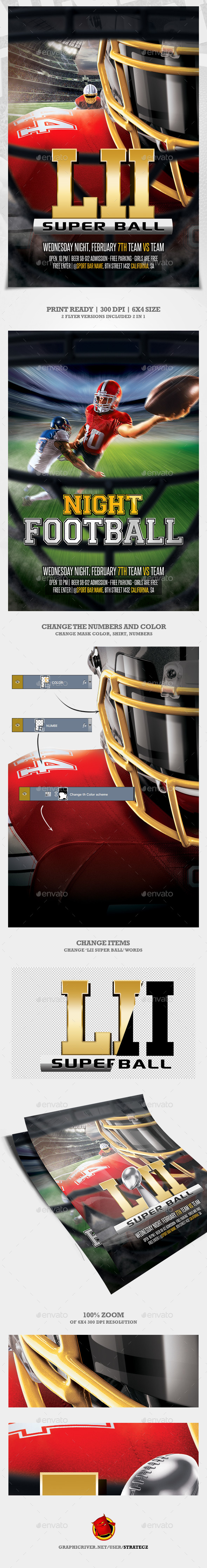 American Football Flyer - Sports Events