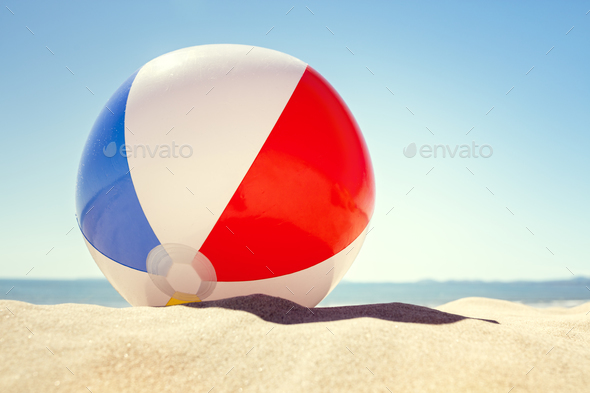 Beach Ball On The Sand Stock Photo By Brianajackson Photodune