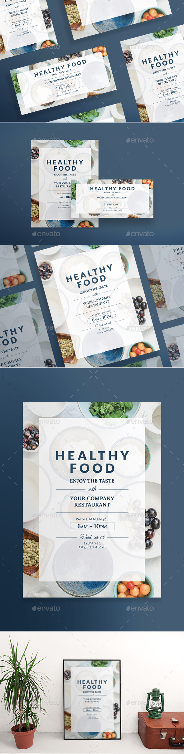 Healthy Food Flyers - Restaurant Flyers