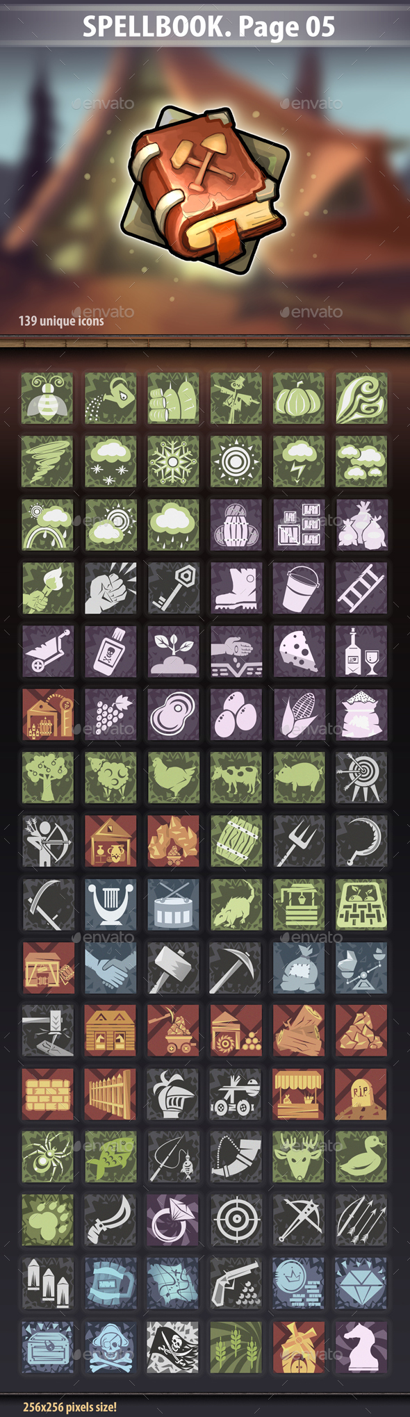 Spell Book Page 05 - Miscellaneous Game Assets