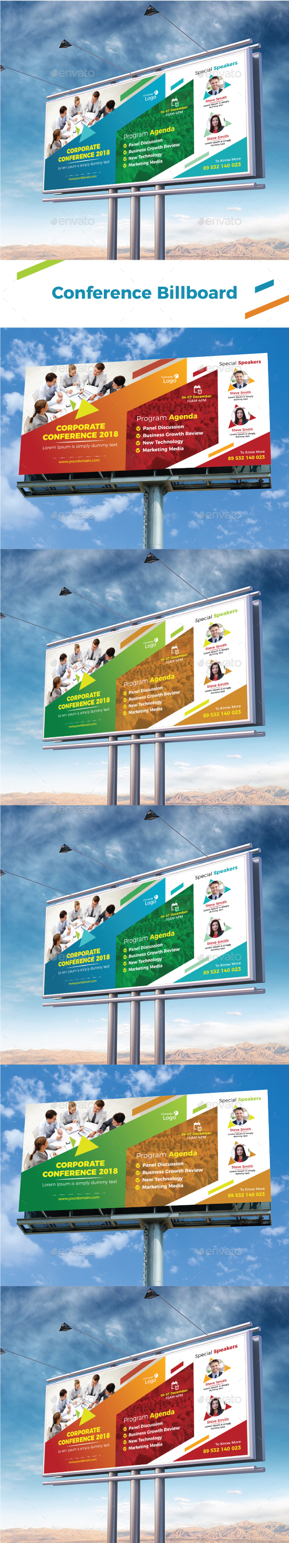 Conference Billboard - Signage Print Templates