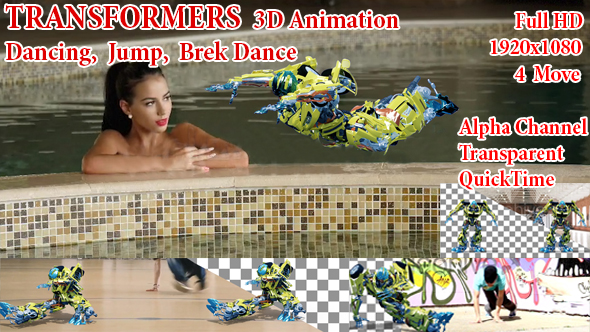 Transformers 3D Dancing