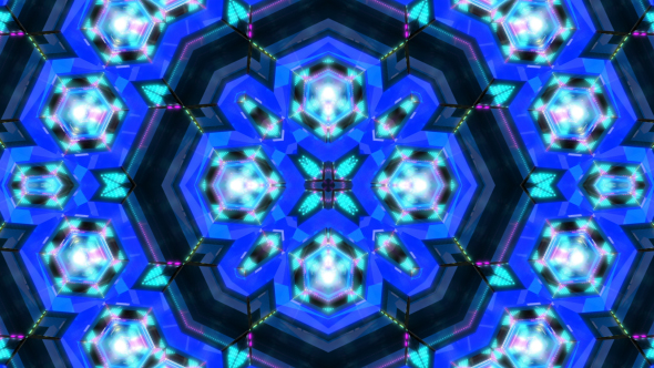 Abstract Hexagon VJ V5