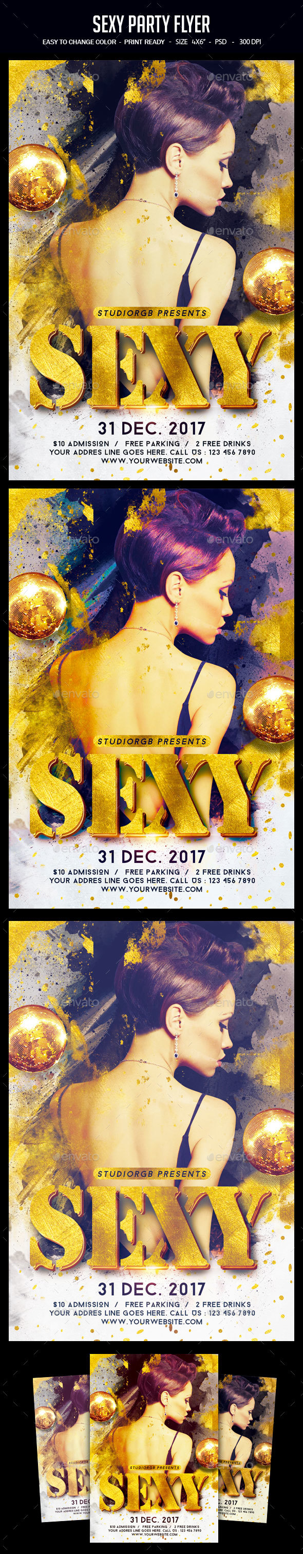 Sexy Party Flyer - Clubs & Parties Events