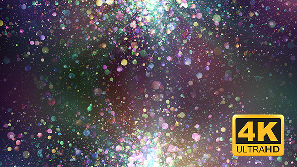 4K Mirror Colorful Particles alt