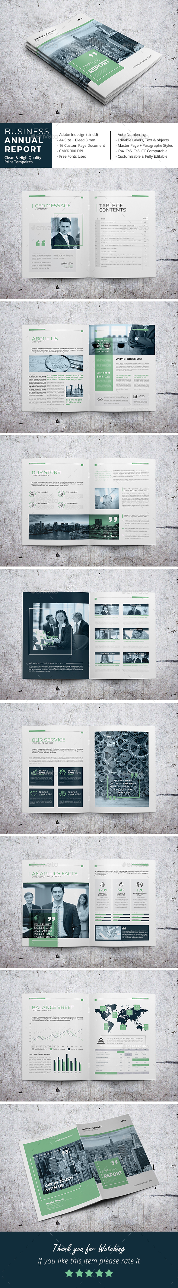Business Annual Report - Corporate Brochures