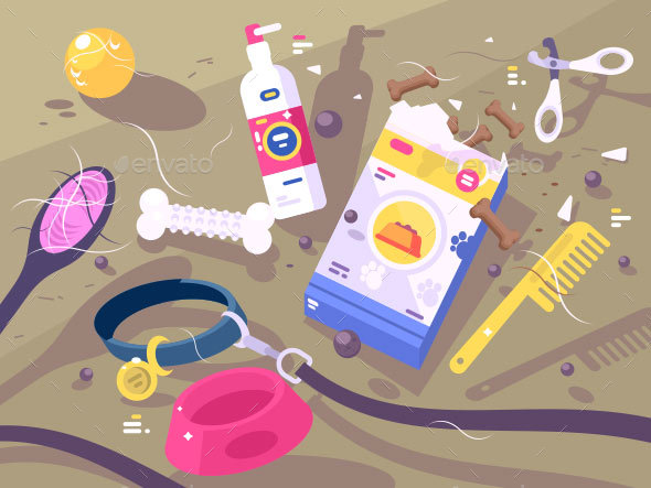 Accessories for Pet Care - Man-made Objects Objects