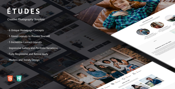 Etudes - Photography - ThemeForest 15609282