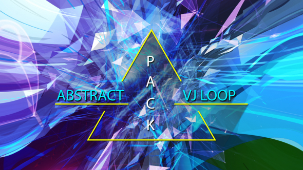 3 Pack Abstract Crystal VJ