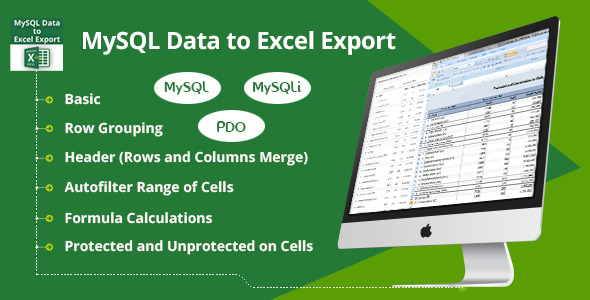 MySQL Data to Excel Export - CodeCanyon Item for Sale