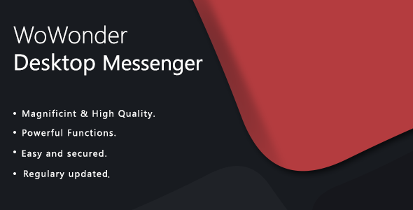 WoWonder Desktop - A Windows Messenger For WoWonder Social Script - CodeCanyon Item for Sale
