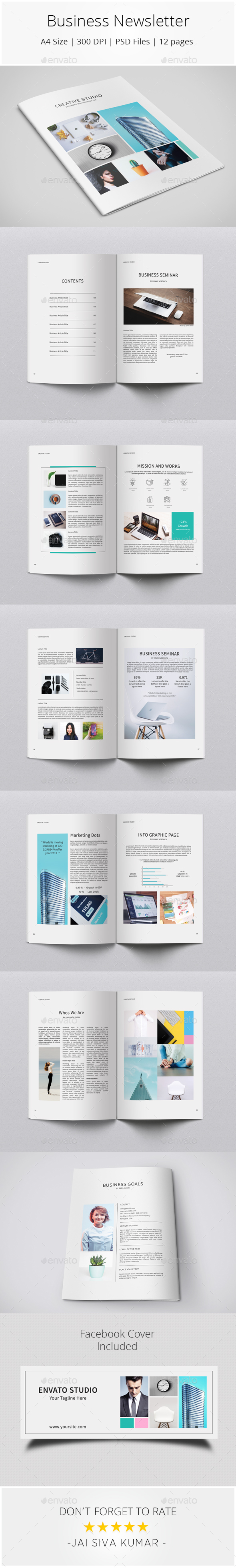 Business Newsletter - Newsletters Print Templates