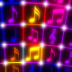 Flashing Color Music Notes - VideoHive Item for Sale