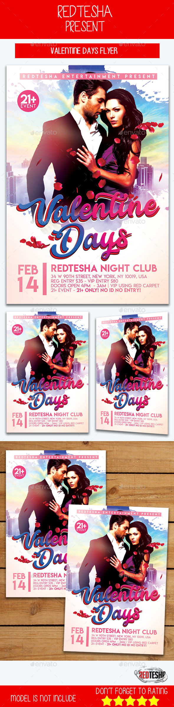 Valentine Days Flyer - Events Flyers