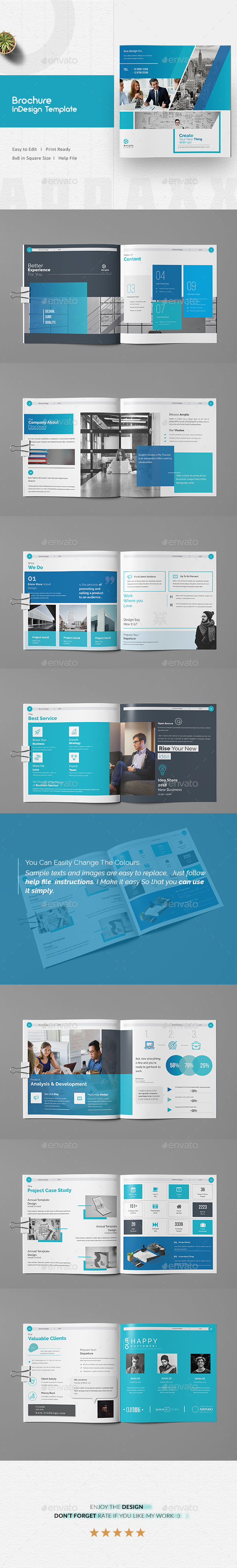 Brochure Indesign Template - Corporate Brochures