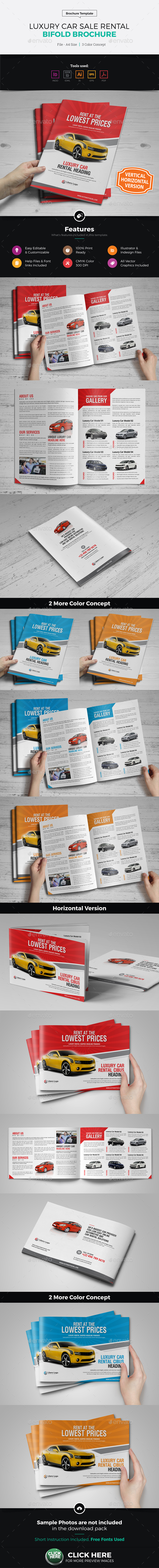 Luxury Car Sale Rental Brochure Design - Corporate Brochures