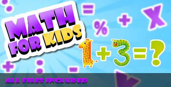 Math for Kids - CodeCanyon 21278777